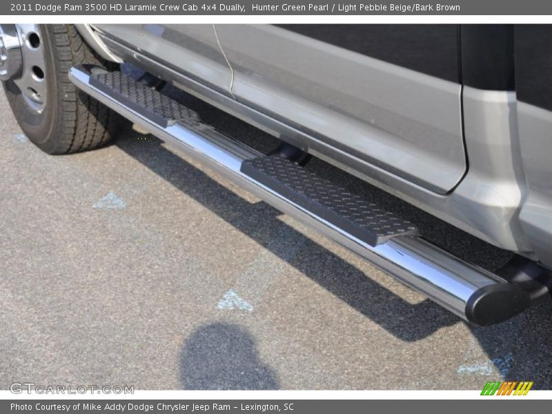 Hunter Green Pearl / Light Pebble Beige/Bark Brown 2011 Dodge Ram 3500 HD Laramie Crew Cab 4x4 Dually