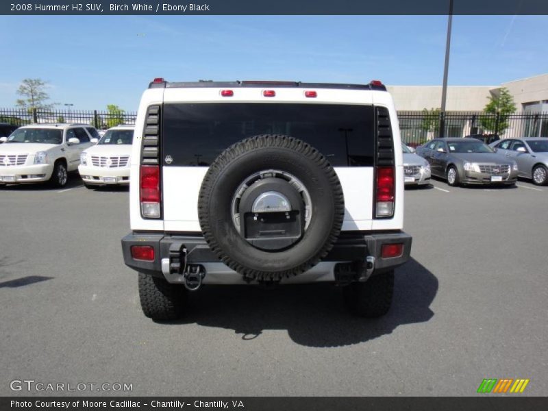 Birch White / Ebony Black 2008 Hummer H2 SUV