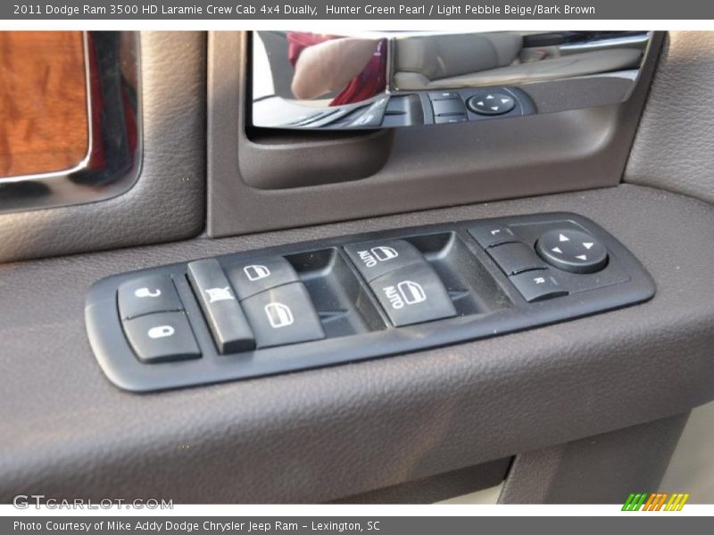 Hunter Green Pearl / Light Pebble Beige/Bark Brown 2011 Dodge Ram 3500 HD Laramie Crew Cab 4x4 Dually