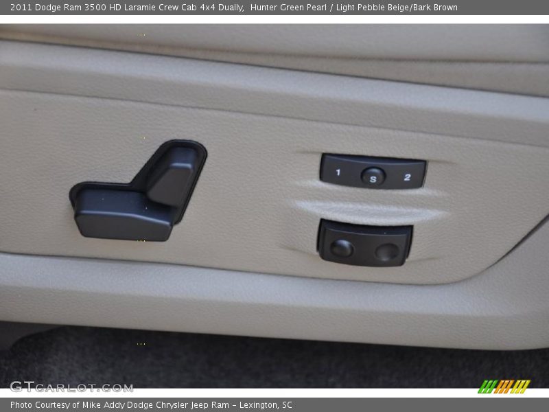 Hunter Green Pearl / Light Pebble Beige/Bark Brown 2011 Dodge Ram 3500 HD Laramie Crew Cab 4x4 Dually