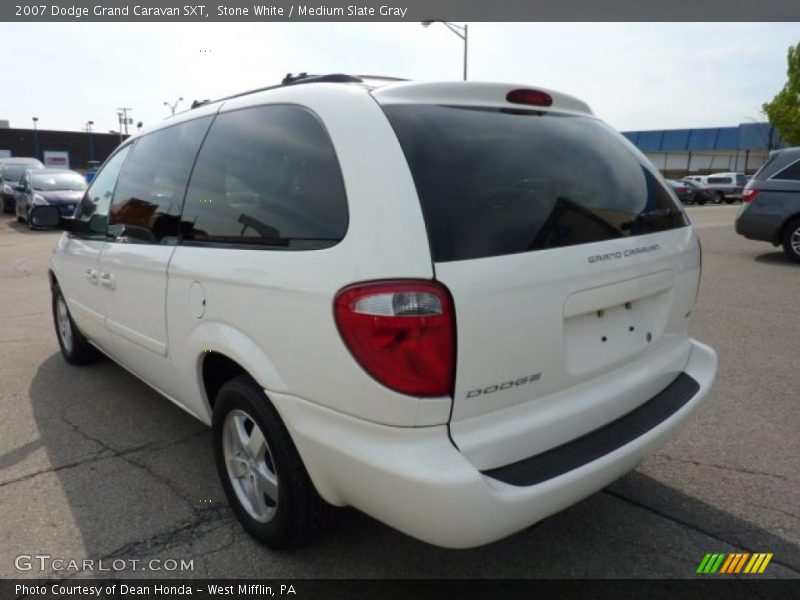 Stone White / Medium Slate Gray 2007 Dodge Grand Caravan SXT