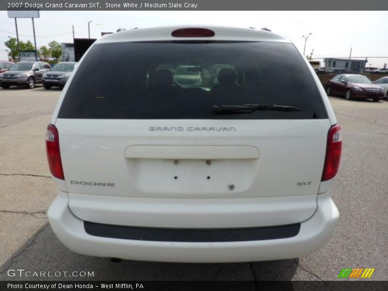 Stone White / Medium Slate Gray 2007 Dodge Grand Caravan SXT