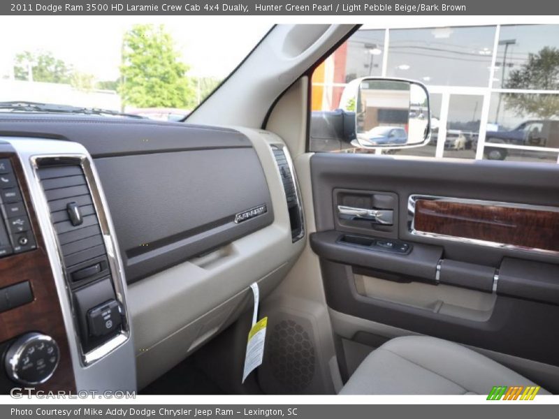 Hunter Green Pearl / Light Pebble Beige/Bark Brown 2011 Dodge Ram 3500 HD Laramie Crew Cab 4x4 Dually