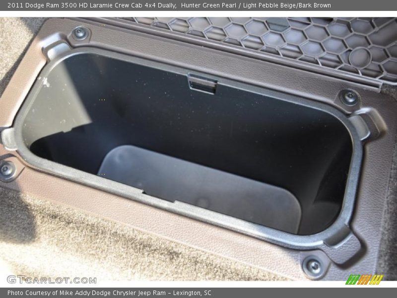 Hunter Green Pearl / Light Pebble Beige/Bark Brown 2011 Dodge Ram 3500 HD Laramie Crew Cab 4x4 Dually