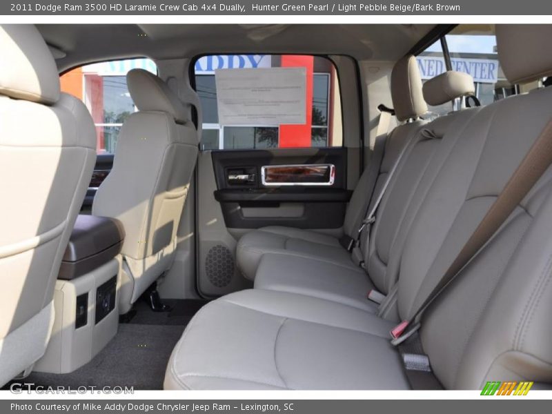 Hunter Green Pearl / Light Pebble Beige/Bark Brown 2011 Dodge Ram 3500 HD Laramie Crew Cab 4x4 Dually