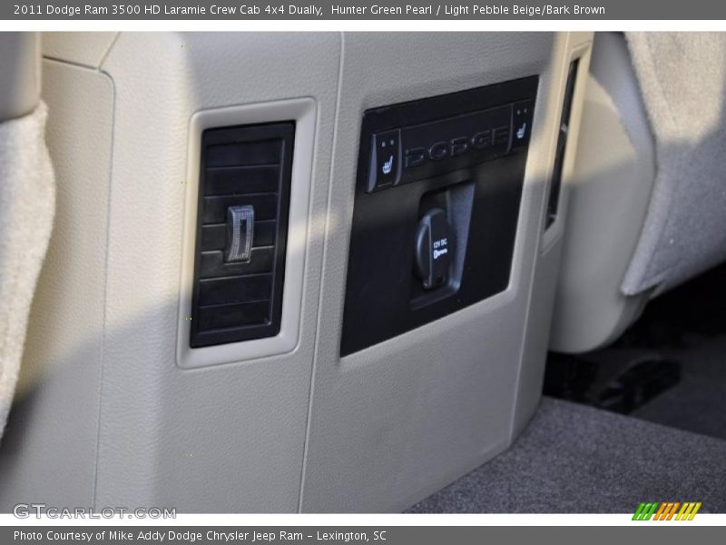 Hunter Green Pearl / Light Pebble Beige/Bark Brown 2011 Dodge Ram 3500 HD Laramie Crew Cab 4x4 Dually