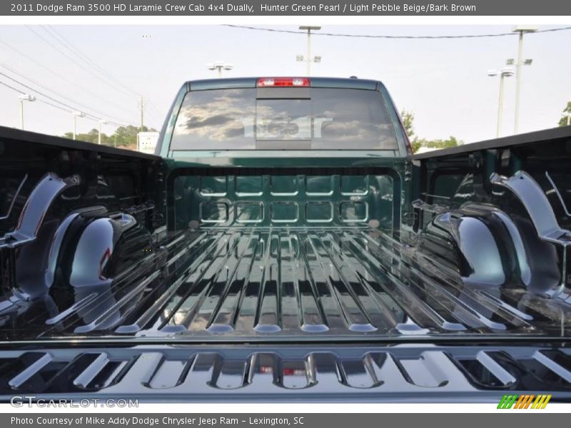 Hunter Green Pearl / Light Pebble Beige/Bark Brown 2011 Dodge Ram 3500 HD Laramie Crew Cab 4x4 Dually
