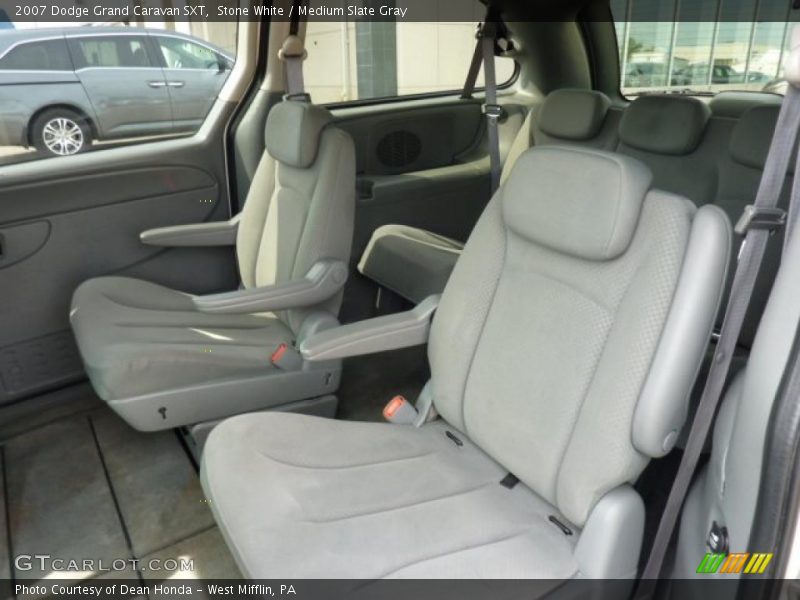 Stone White / Medium Slate Gray 2007 Dodge Grand Caravan SXT