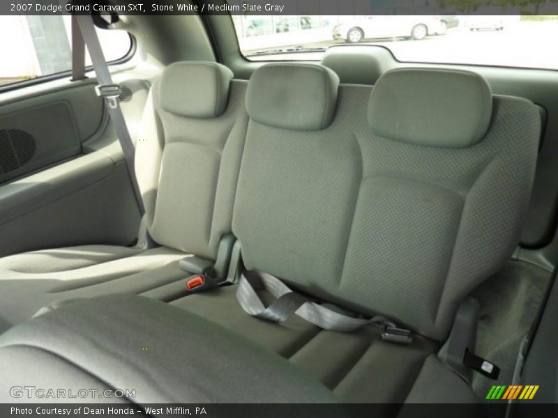 Stone White / Medium Slate Gray 2007 Dodge Grand Caravan SXT