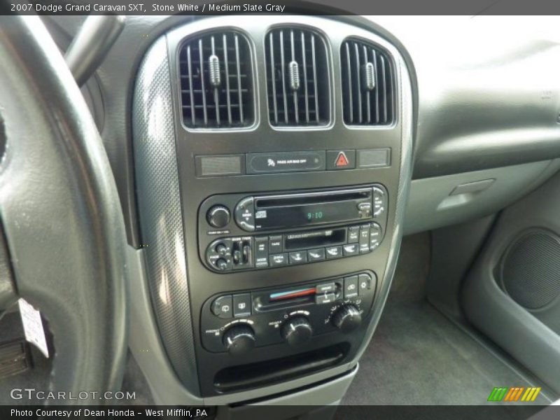 Stone White / Medium Slate Gray 2007 Dodge Grand Caravan SXT
