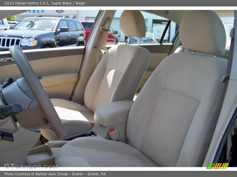 Super Black / Beige 2010 Nissan Sentra 2.0 S