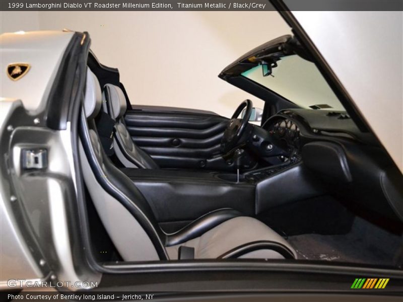 Titanium Metallic / Black/Grey 1999 Lamborghini Diablo VT Roadster Millenium Edition