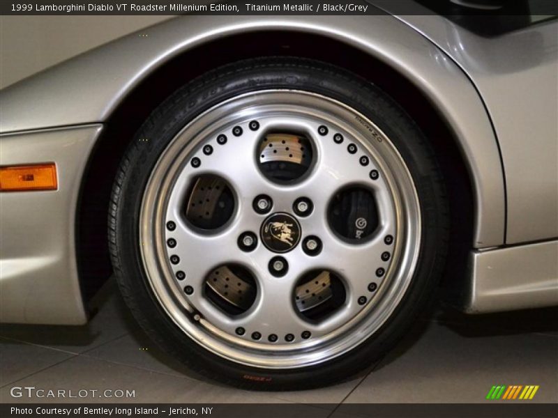 Titanium Metallic / Black/Grey 1999 Lamborghini Diablo VT Roadster Millenium Edition