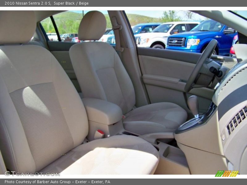 Super Black / Beige 2010 Nissan Sentra 2.0 S
