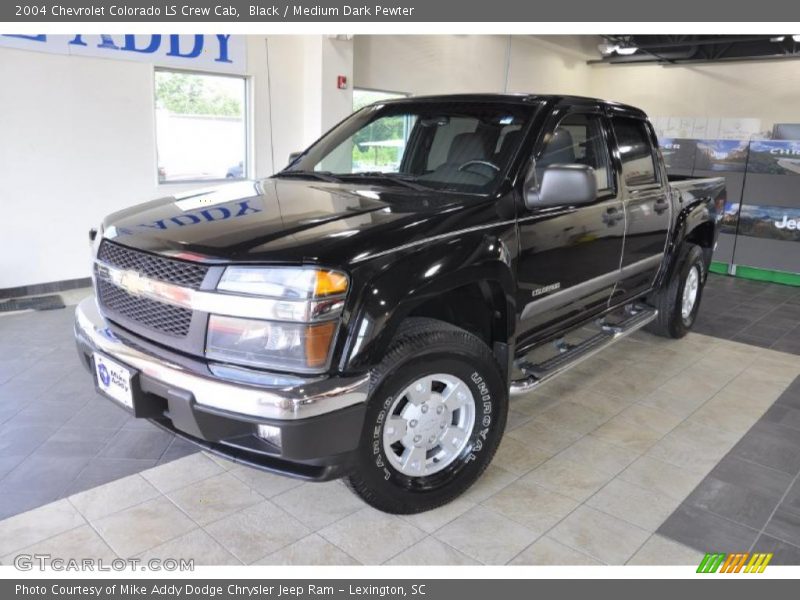 Black / Medium Dark Pewter 2004 Chevrolet Colorado LS Crew Cab