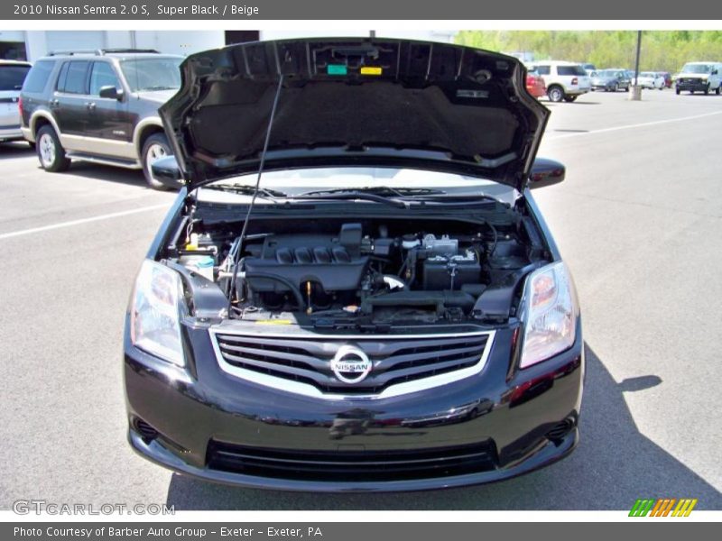 Super Black / Beige 2010 Nissan Sentra 2.0 S