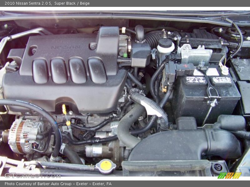 Super Black / Beige 2010 Nissan Sentra 2.0 S