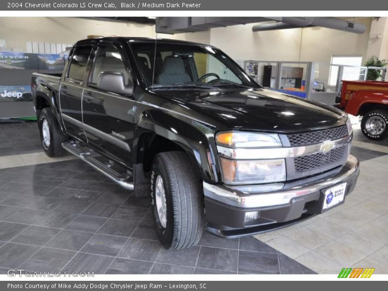 Black / Medium Dark Pewter 2004 Chevrolet Colorado LS Crew Cab