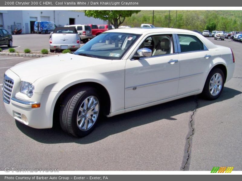 Cool Vanilla White / Dark Khaki/Light Graystone 2008 Chrysler 300 C HEMI