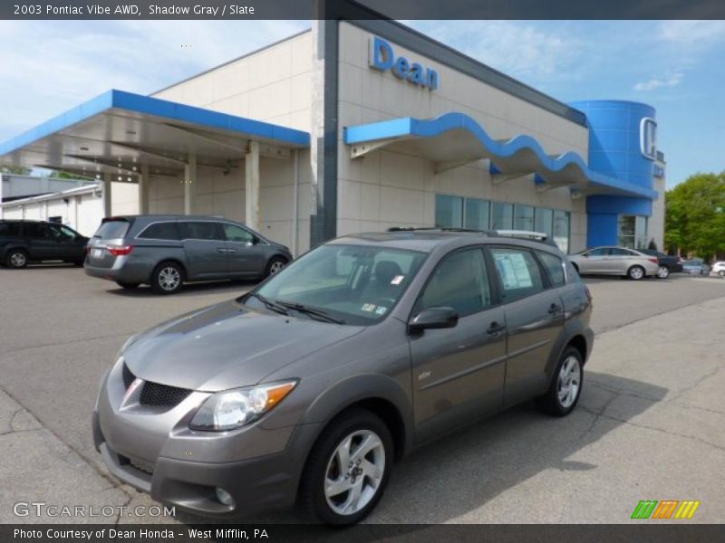 Shadow Gray / Slate 2003 Pontiac Vibe AWD