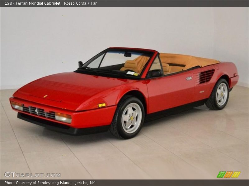 Front 3/4 View of 1987 Mondial Cabriolet