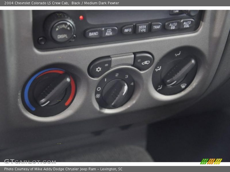 Black / Medium Dark Pewter 2004 Chevrolet Colorado LS Crew Cab