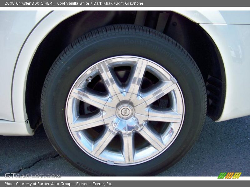 Cool Vanilla White / Dark Khaki/Light Graystone 2008 Chrysler 300 C HEMI