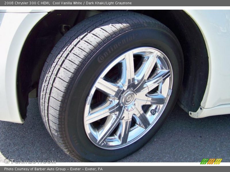 Cool Vanilla White / Dark Khaki/Light Graystone 2008 Chrysler 300 C HEMI
