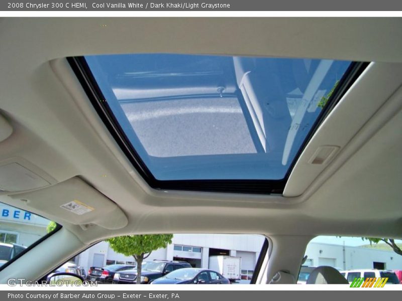 Cool Vanilla White / Dark Khaki/Light Graystone 2008 Chrysler 300 C HEMI