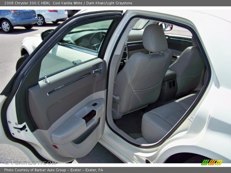 Cool Vanilla White / Dark Khaki/Light Graystone 2008 Chrysler 300 C HEMI