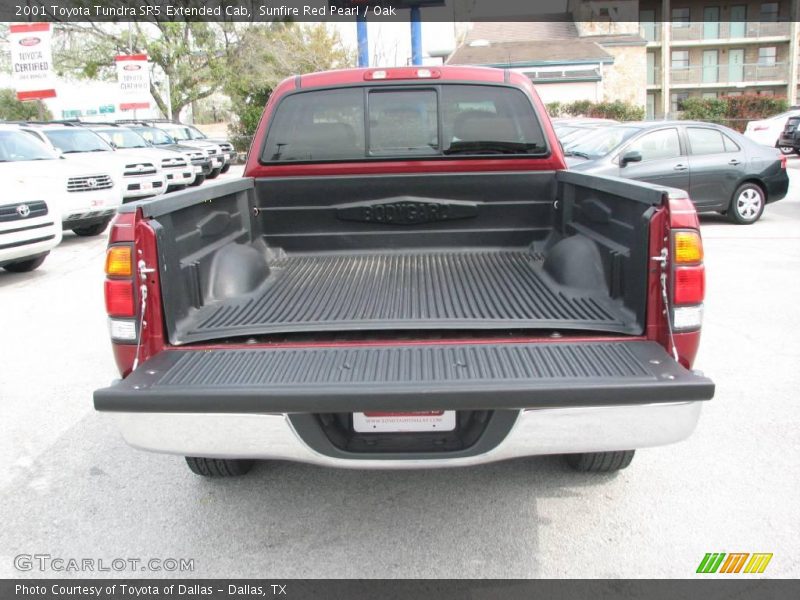 Sunfire Red Pearl / Oak 2001 Toyota Tundra SR5 Extended Cab