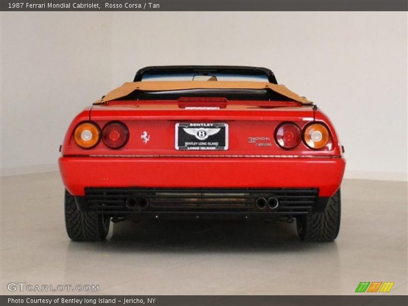 Rosso Corsa / Tan 1987 Ferrari Mondial Cabriolet