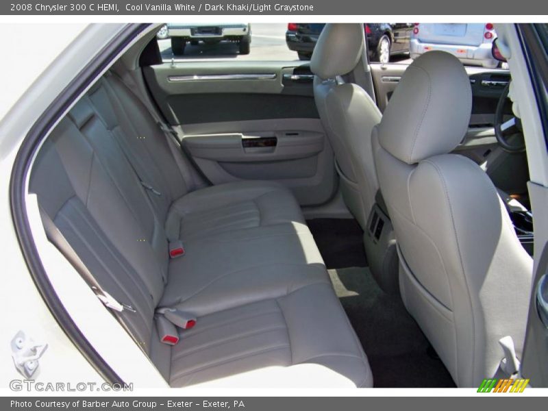 Cool Vanilla White / Dark Khaki/Light Graystone 2008 Chrysler 300 C HEMI