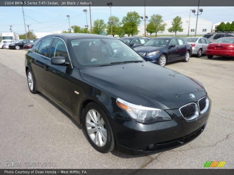 Jet Black / Auburn 2004 BMW 5 Series 545i Sedan