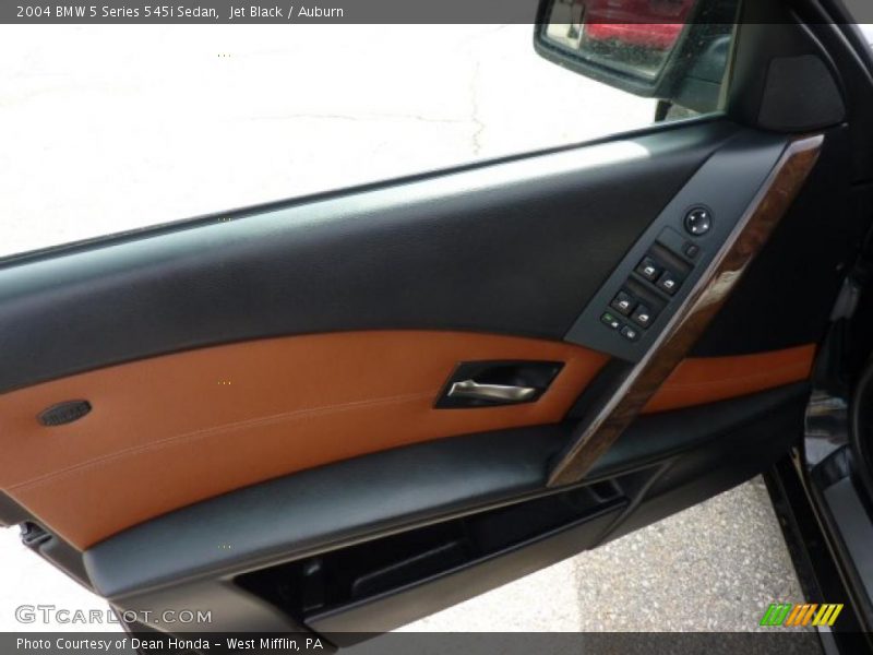 Jet Black / Auburn 2004 BMW 5 Series 545i Sedan