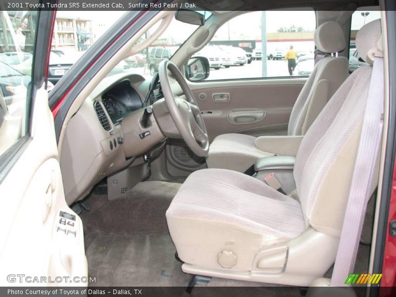 Sunfire Red Pearl / Oak 2001 Toyota Tundra SR5 Extended Cab