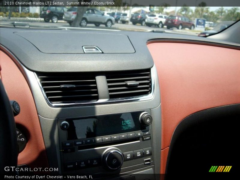 Summit White / Ebony/Brick 2010 Chevrolet Malibu LTZ Sedan
