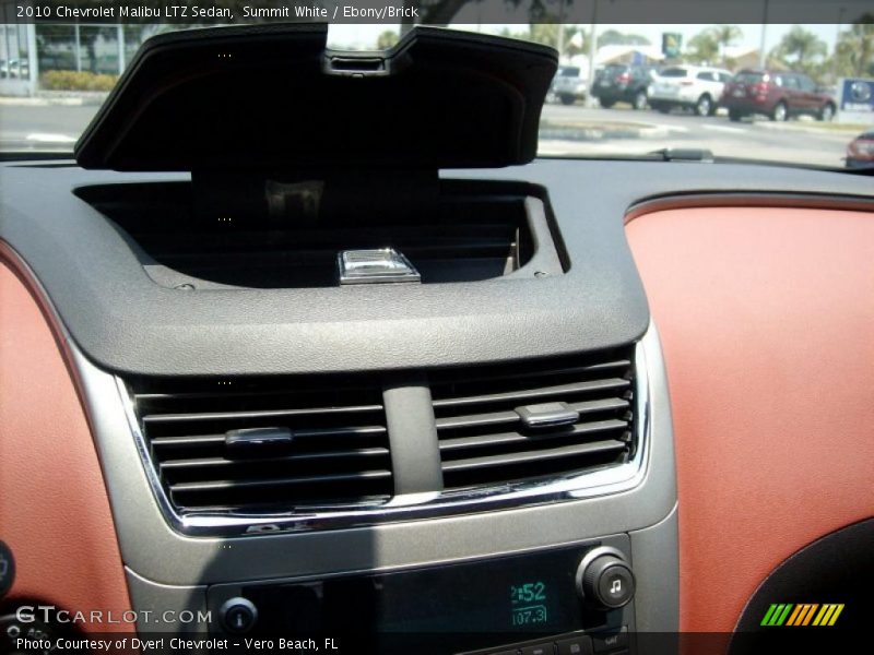 Summit White / Ebony/Brick 2010 Chevrolet Malibu LTZ Sedan