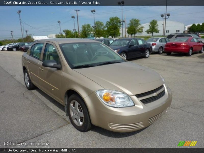 Sandstone Metallic / Neutral Beige 2005 Chevrolet Cobalt Sedan