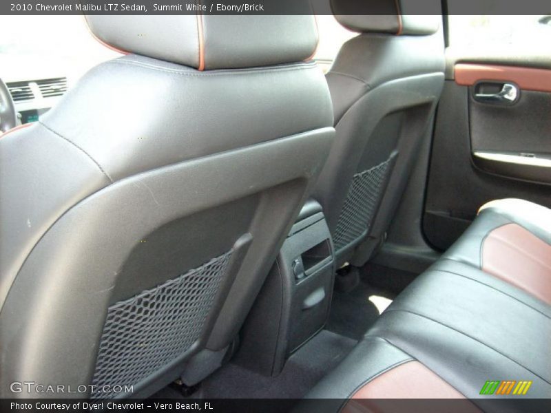 Summit White / Ebony/Brick 2010 Chevrolet Malibu LTZ Sedan