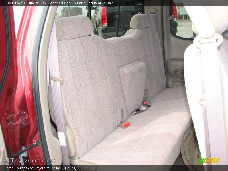 Sunfire Red Pearl / Oak 2001 Toyota Tundra SR5 Extended Cab