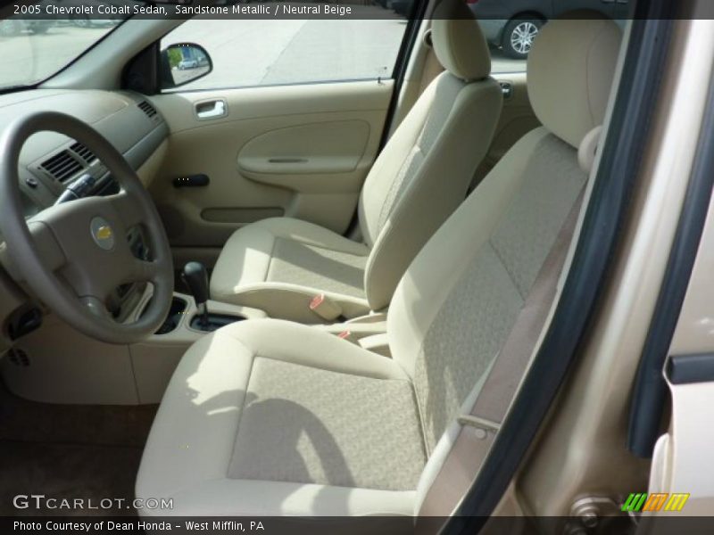 Sandstone Metallic / Neutral Beige 2005 Chevrolet Cobalt Sedan