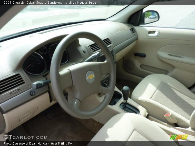 Sandstone Metallic / Neutral Beige 2005 Chevrolet Cobalt Sedan