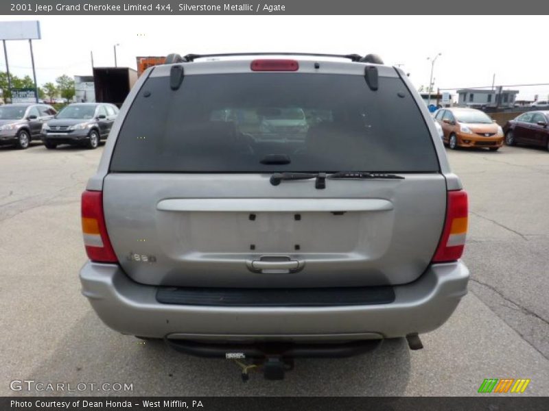 Silverstone Metallic / Agate 2001 Jeep Grand Cherokee Limited 4x4