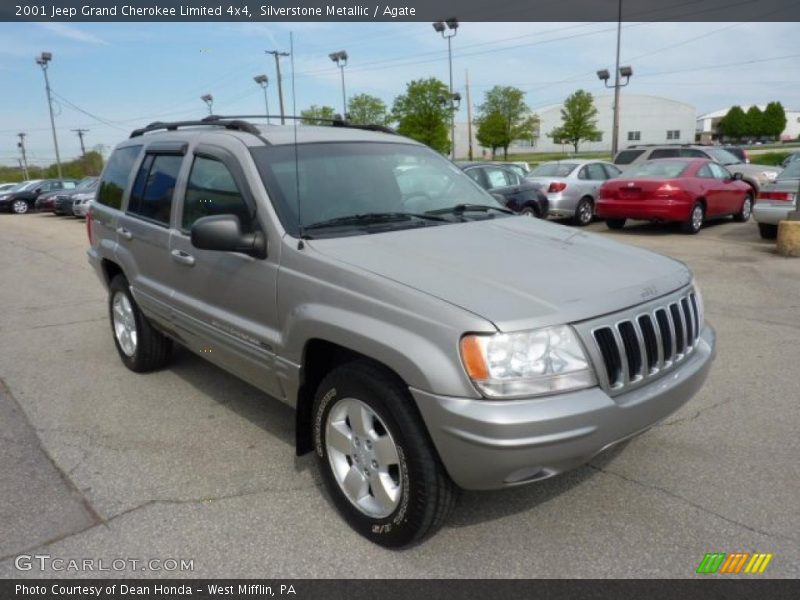 Silverstone Metallic / Agate 2001 Jeep Grand Cherokee Limited 4x4