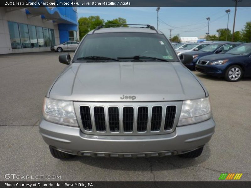 Silverstone Metallic / Agate 2001 Jeep Grand Cherokee Limited 4x4