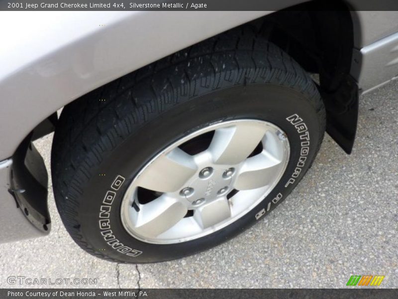 Silverstone Metallic / Agate 2001 Jeep Grand Cherokee Limited 4x4