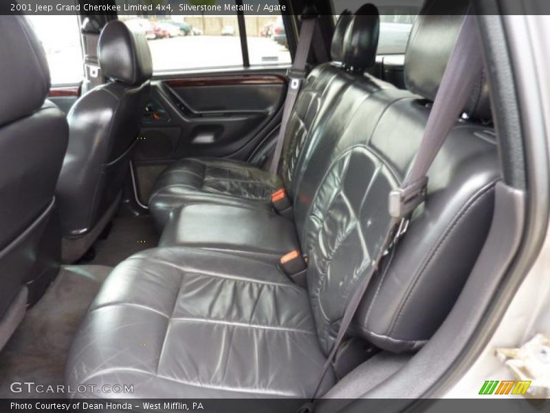 Silverstone Metallic / Agate 2001 Jeep Grand Cherokee Limited 4x4