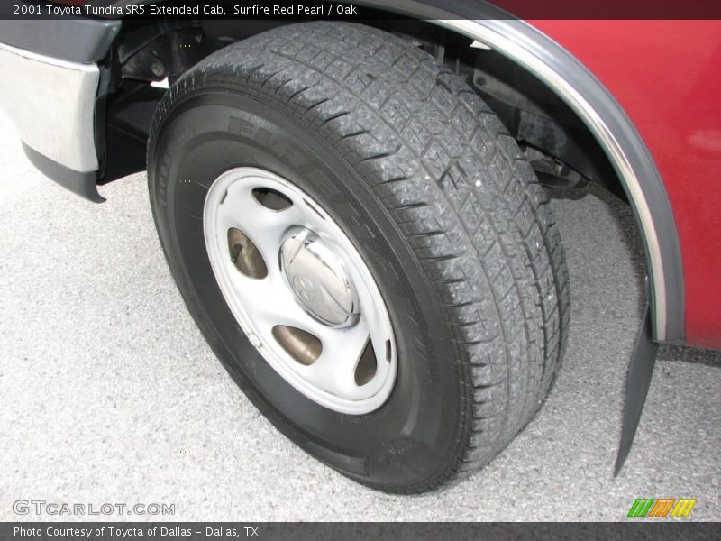 Sunfire Red Pearl / Oak 2001 Toyota Tundra SR5 Extended Cab