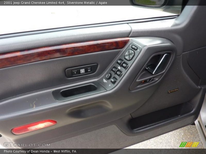 Silverstone Metallic / Agate 2001 Jeep Grand Cherokee Limited 4x4